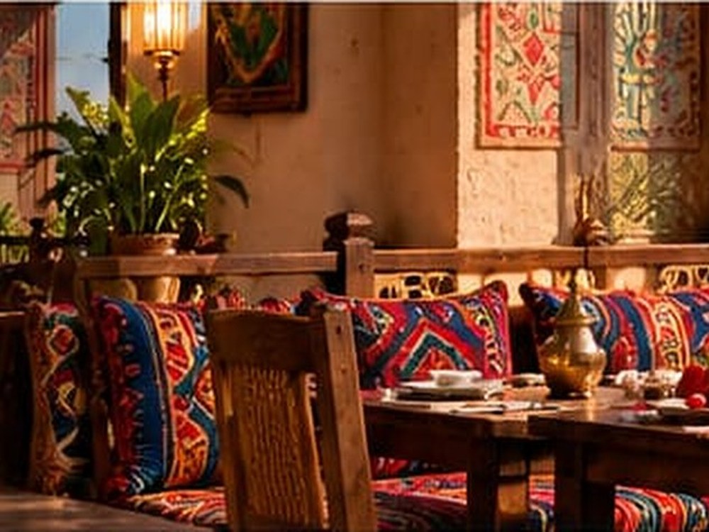 A traditional dining room
