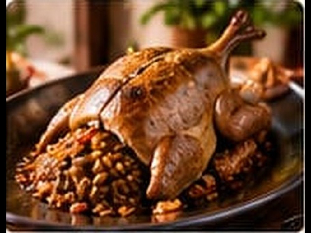 Stuffed pigeon